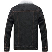 Veste d'hiver en jean doublé pour hommes, ensemble de camionneur, vêtements d'extérieur chauds, en coton, Sherpa,