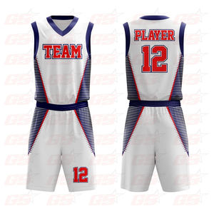 Custom Design high quality Custom sublimated youth basketball uniform men - Product Image 1