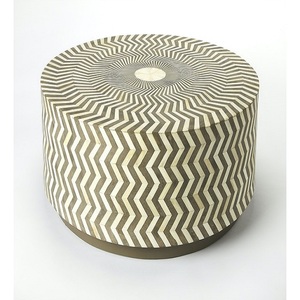 Table d'appoint personnalisée en incrustation d'os de style moderne au meilleur prix pour salon mobilier de maison - Product Image 2