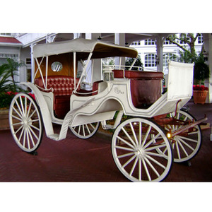 Carruaje de caballos de boda europeo a la venta Carruaje de caballos de turismo blanco con clase Carruaje de caballos de turismo blanco de Inglaterra - Product Image 1