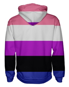 เสื้อฮู้ดธงชาติ Genderfluid Pride - Product Image 4