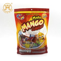 Color personalizado de impresión Lollipop embalaje caramelo duro envoltorio de plástico Paquete de película Candy Lollipop Chocolate alimentos de embalaje de envoltura