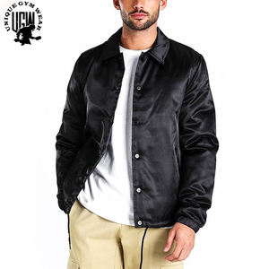 <b>Lightweight</b> <b>Men's</b> Custom Made High Quality 100% Polyester Breathable Waterproof Windproof <b>Casual</b> Flight Satin <b>Jackets</b> Wholesale - Product Image 5
