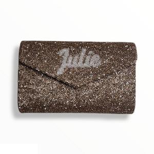 Latest Designer Personalised Bridal Beaded Clutch <b>Handbags</b> with <b>Pearl</b> Decoration Available Bulk Quantity Handmade Manufacturer - Product Image 2