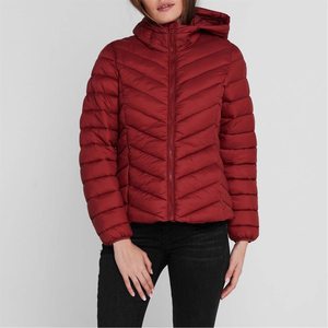 Abrigos acolchados con contraste personalizado para mujer, chaqueta acolchada de nailon con burbuja, abrigo cálido para invierno - Product Image 2