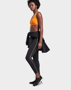 Soutien-gorge de sport pour femme, couleur jaune Alpha skin, logo personnalisé de haute qualité OEM, nouvelle collection Don't Rest. - Product Image 4