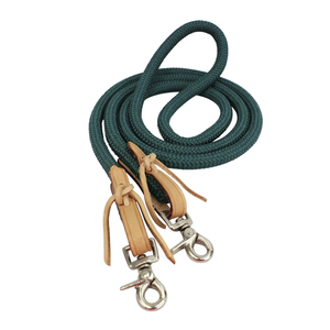 Riendas de caballo ecuestre personalizadas de calidad superior, equipo de cuero de carreras con diseño ajustable, costura elegante al mejor precio - Product Image 4
