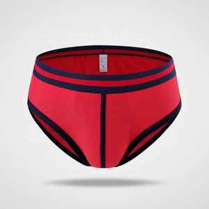 Slip de boxe sexy à rayures pour hommes Ensembles de sous-vêtements imprimés de haute qualité avec doublure en tissu de coton - Product Image 3