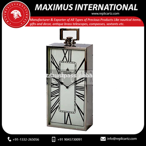 Brass Double Side Station Metal Wall <b>Clock</b> Roman Themed Wall <b>Clock</b>, Modern Decorative Hanging Time Piece for Home or Office - Product Image 3