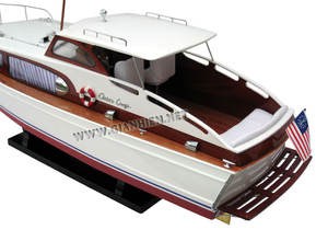 Modèles de bateaux en bois CHRIS CRAFT CABIN CRUISER 1956 - Décoration en bois - Product Image 3