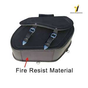 Rider Premium 36l Motorcycle Saddle Bags | Leather <b>Motorbike</b> Panniers - Product Image 2