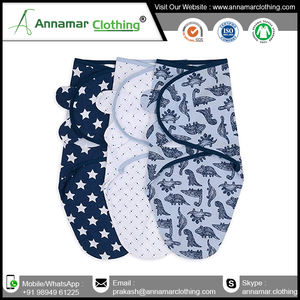 <b>Baby</b> <b>Swaddle</b> Wrap Premium Quality Own Logo Printed Adjustable <b>Swaddle</b> Wrap - Product Image 6