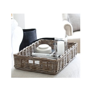 Bandejas de mimbre decorativas de alta calidad, bandeja de mimbre redonda, ecológica, para almacenamiento de frutas, hecha a mano, 100%, 84813366387, 99GD - Product Image 4