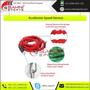 Harnais d'entraînement de résistance d'équilibre d'agilité de vitesse des joueurs de football Harnais d'accélérateur rembourré en nylon solide - Product Image 6