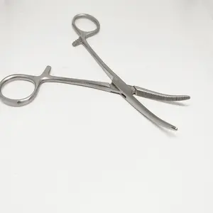 Rochester Artery Pean-Pinzas curvadas de uso único, instrumentos quirúrgicos desechables de 14 CM