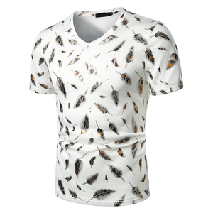 T-shirt pour hommes, en coton, surdimensionné, estival et pas cher, avec impression personnalisée, offre spéciale, - Product Image 4