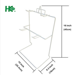 Présentoir crochet de compteur de fil blanc, présentoir pour magasin - Product Image 1