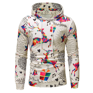 Venta caliente 100% Original personalizado Jersey de gran tamaño impreso Sudadera con capucha estilo Jersey de punto en blanco para sublimación frontal - Product Image 4