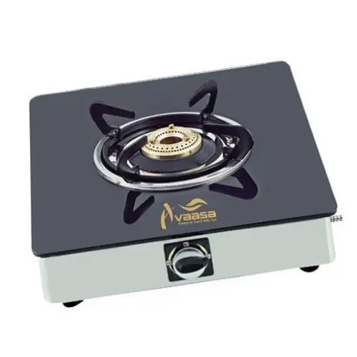 4 Burner Cooker Gas Stove LPG NG Built in Tempered Glass Black Surface 4 Burner Cooker KING Temper glass Gas Stove