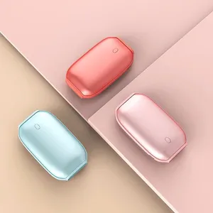 겨울 선물 usb 충전식 손난로 전원 은행 5000mAh 휴대용 손난로