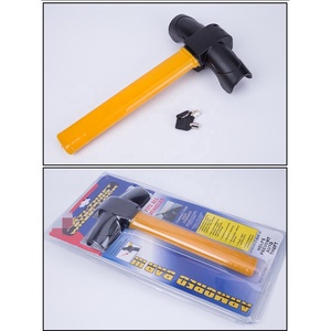 Verrou de <span class=keywords><strong>volant</strong></span> en acier pour voiture, universel, à 2 clés, livraison gratuite, <span class=keywords><strong>meilleur</strong></span> verrouillage de direction - Product Image 6