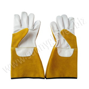 ถุงมือเชื่อมหนัง Tig ทนความร้อน - Product Image 4