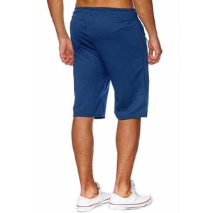 Mens Summer Casual Elastic Waist Drawstring Gym <b>Shorts</b> with <b>Zip</b> <b>Pockets</b> - Product Image 2