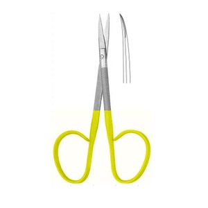 Mango de cinta de tijera eléctrica TC Iris, base de instrumento quirúrgico de Metal de acero inoxidable CVD, fuente de alimentación eléctrica - Product Image 1