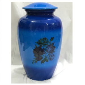 Urne funéraire en aluminium massif avec motif imprimé papillon agréable Urne funéraire commémorative Urnes funéraires à vendre - Product Image 3