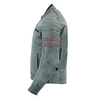Veste en cuir vintage de haute qualité pour homme, style motard, manteau d'été/d'hiver, imperméable et coupe-vent, service OEM