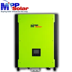 Inverter tenaga surya, MPI 10K 10kw 3 fase 48v Hybrid MPP Solar Grid terikat off grid solar inverter baterai back up max PV 14,5kw dual PV input