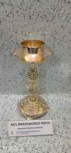 Église porte-bougie entièrement gravé, fournitures d'église, nouveau design - Product Image 5