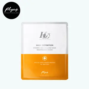 Masque facial FLY UP HD, éclaircissant, à la vitamine C, soins pour la peau