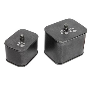 Pet Oval Paw Print <b>Urn</b> - Product Image 3