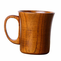 KSN — tasse en bois rétro, tasse pour boisson, pour le Camping, pique-nique, à domicile, au bureau, décoration de fête