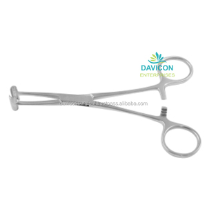 Pinzas Hemostáticas Manuales Davicon DE-1678 Pratt-Smith, Cóncavas en Forma de T, 6 Mandíbulas Dentadas, Acero Inoxidable, Instrumentos Quirúrgicos - Product Image 1