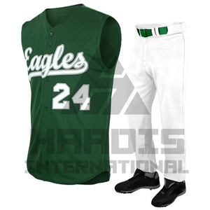 Uniforme de béisbol transpirable personalizado al por mayor, nuevo diseño, uniforme de béisbol de alta calidad, uniforme barato para hombres - Product Image 1