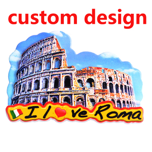 Imán de Resina 3D con Logotipo Personalizado para Refrigerador, Recuerdo Turístico de París, Dubái, <span class=keywords><strong>Roma</strong></span>, Imán de Resina para Refrigerador para Promoción de Viajes - Product Image 3