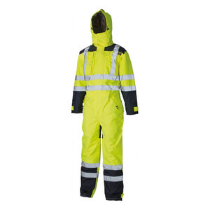 wholesale hi vis long sleeve overalls work visibility safety workwear coverall - Product Image 1