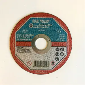 FACTORY PRICE 115 x 1.0 mm 4.5 inc SUPER THIN INOX CUTTING DISC ABRASIVE WHEEL WITH OSA-ISO CERTIFICATE MADE IN TURKEY