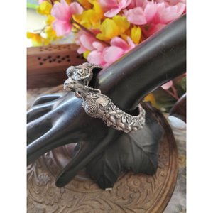 Bracelet argenté de styliste pour filles et femmes, style occidental, 14mm, nouvelle collection - Product Image 3