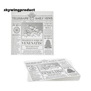 Papier d'emballage alimentaire personnalisable Skywingproduct 2026, feuilles <span class=keywords><strong>de</strong></span> papier <span class=keywords><strong>journal</strong></span> 12x16 pouces, 250 feuilles, papier 100% recyclé - Product Image 3