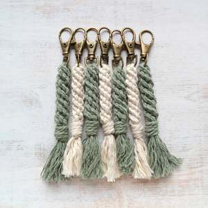 Friendship Macrame Keychain - Product Image 1