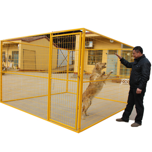 6ft x 9.5ft x 9.5 ft Outdoor pet dog kennel house heated big heavy duty dog kennel cage dog crates