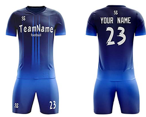 Maillot de football à Sublimation du fabricant, ensemble d'uniformes de football personnalisés - Product Image 5