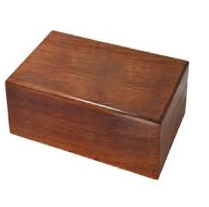 Urnas de cremación de madera de la más alta calidad, urnas funerarias de madera de precios bajos hechas en India, urnas de cremación de madera de forma rectangular - Product Image 3