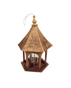 Alimentador decorativo para pájaros de cobre antiguo de hierro metálico de excelente calidad para Decoración - Product Image 4