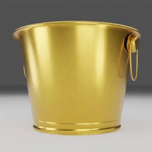 Venta directa <span class=keywords><strong>de</strong></span> fábrica 5L/6L Diseño personalizado Hojalata Cubo <span class=keywords><strong>de</strong></span> hielo <span class=keywords><strong>de</strong></span> metal Enfriador <span class=keywords><strong>de</strong></span> cerveza promocional con pinzas Logotipo impreso - Product Image 2