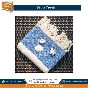 Dernier arrivage Motif de luxe de qualité supérieure Absorption d'eau élevée 100% Coton Fouta Serviettes de plage Exportateur en Inde - Product Image 2