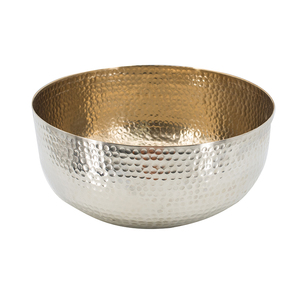 Soporte de Metal para cuencos de frutas, tazón de Metal martillado, plata, con soporte floral, chapado en oro, gran oferta - Product Image 5